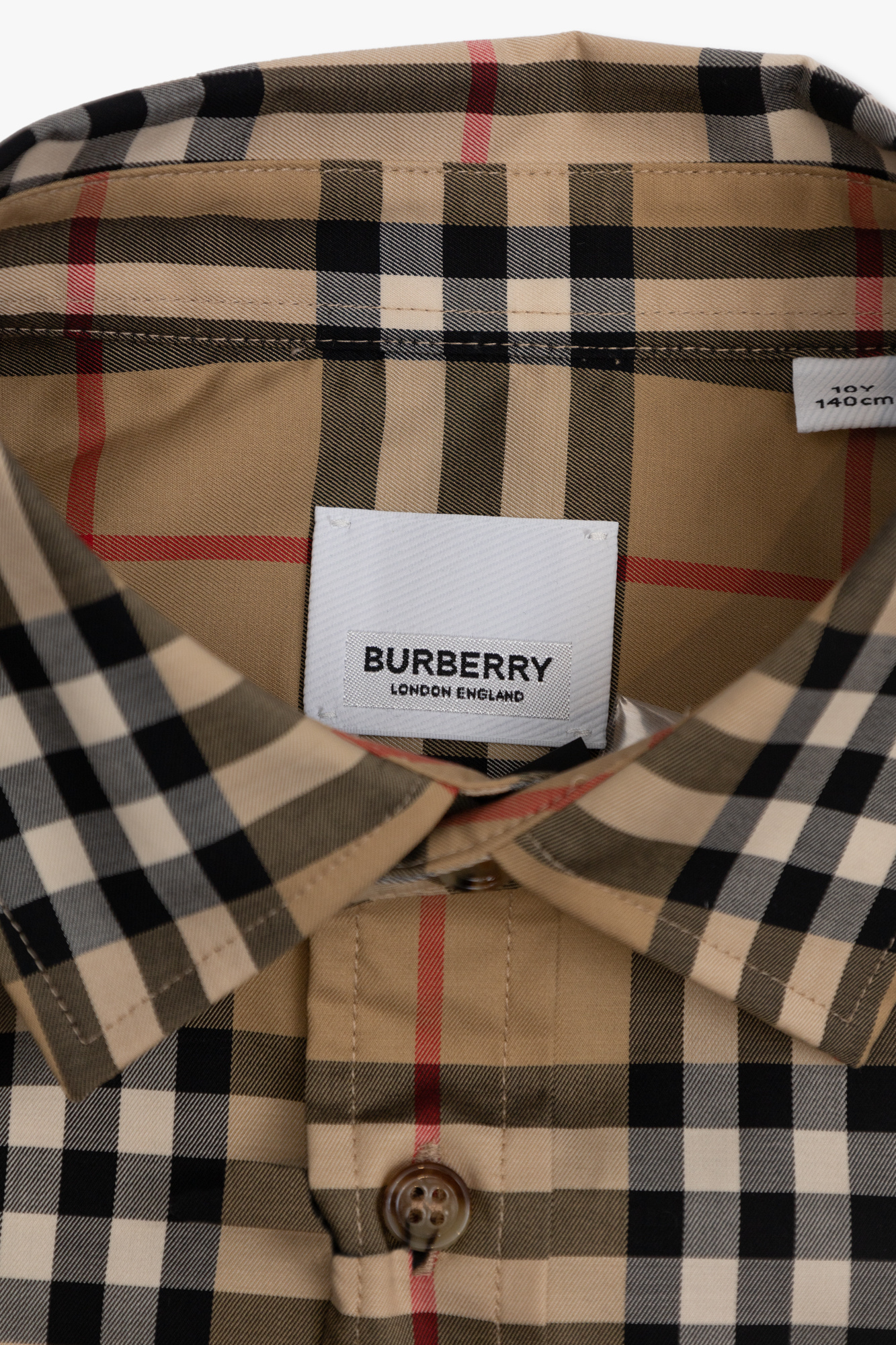 Childrens burberry nova check shirt best sale